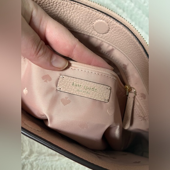 Kate Spade Jackson Leather Shoulder Bag Pink NWT - Picture 7 of 13